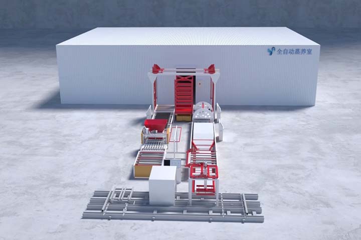 太原全自動蒸養(yǎng)室三維動畫